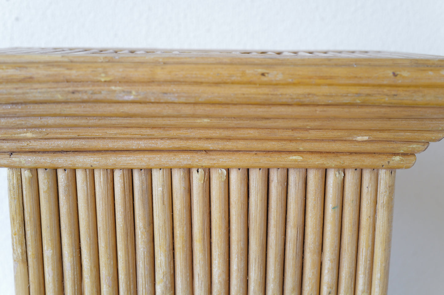Rattan and bamboo display shelf 1970s ②