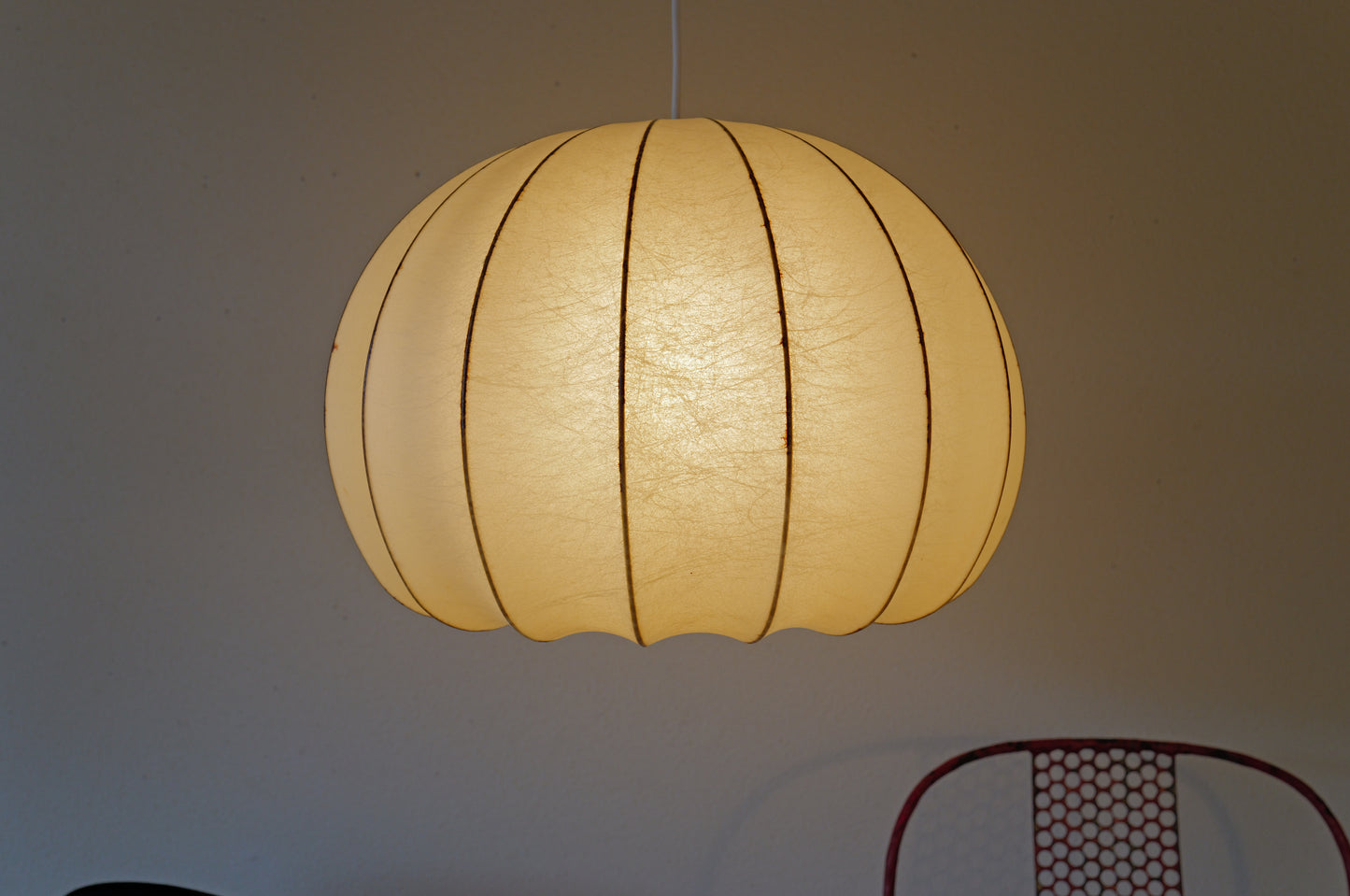 1960s Cocoon pendant lamp XL by Goldkant