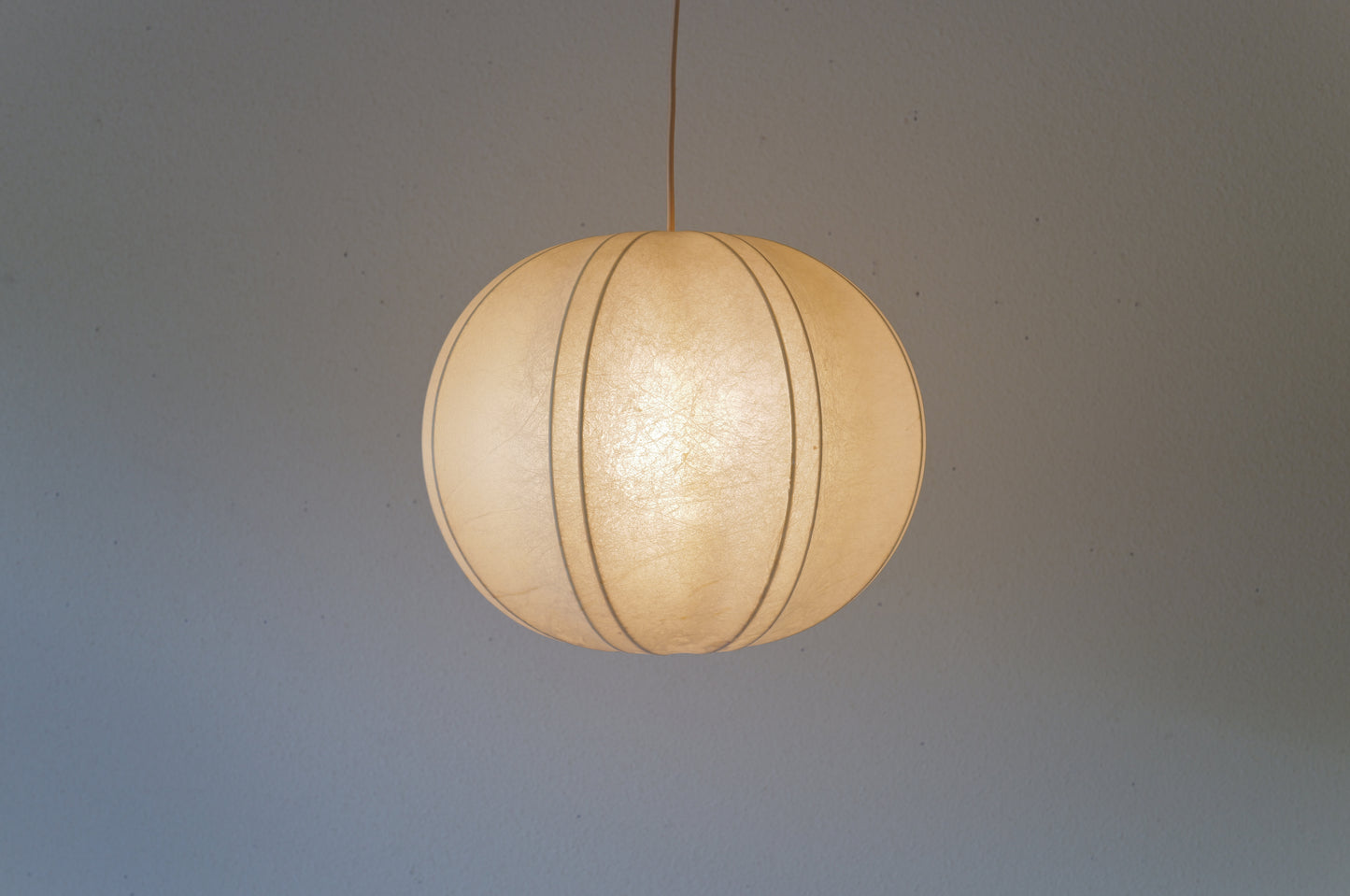 1960s cocoon pendant lamp by Goldkant