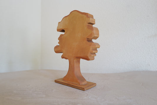 1970s German maple wood sculpture Tree, AHORN