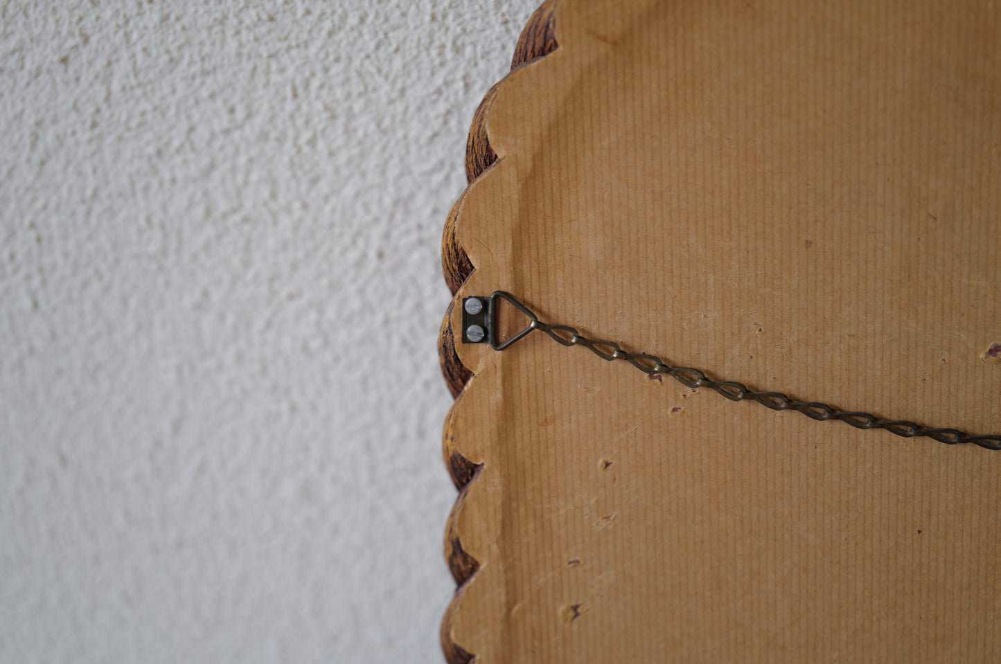 1960s Vintage rope - look wall mirror