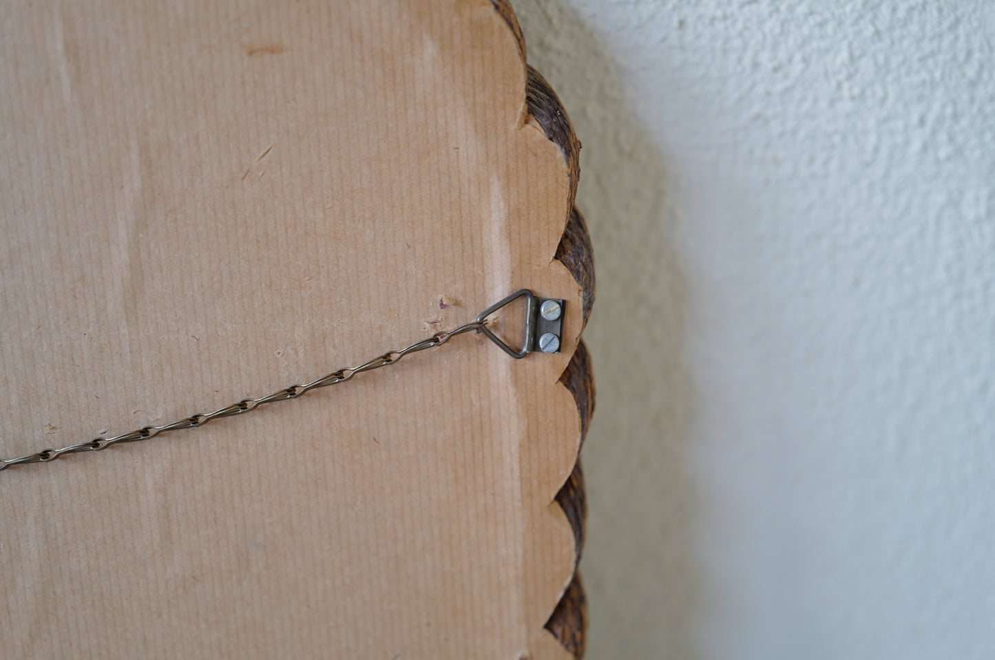 1960s Vintage rope - look wall mirror