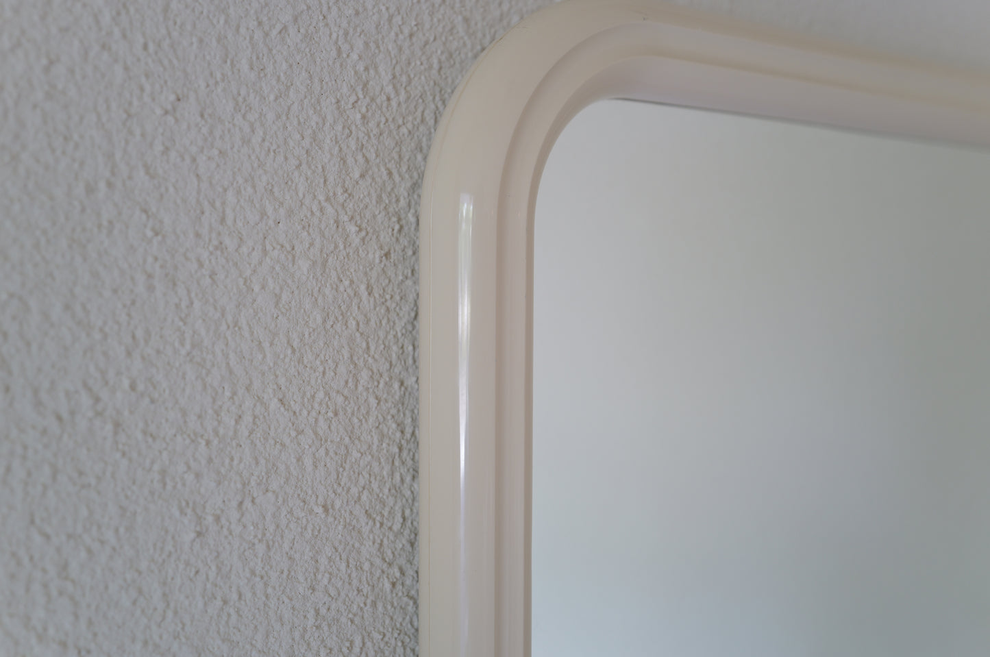 Vintage 1970s space age wall mirror