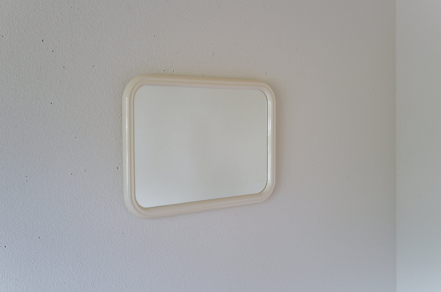 Vintage 1970s space age wall mirror