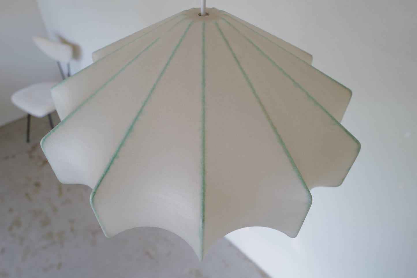 Cocoon Pendant Lamp by Goldkant 1960s