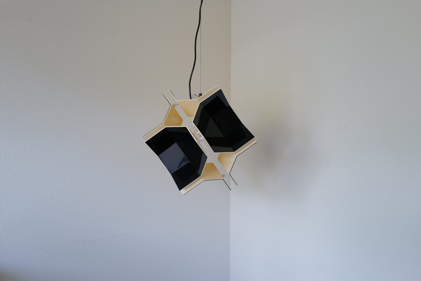 1970s Space age pendent lamp by Christophe de Ryck Belgium