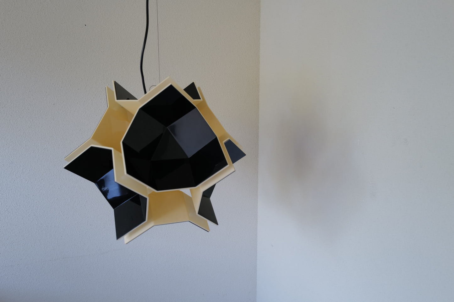 1970s Space age pendent lamp by Christophe de Ryck Belgium