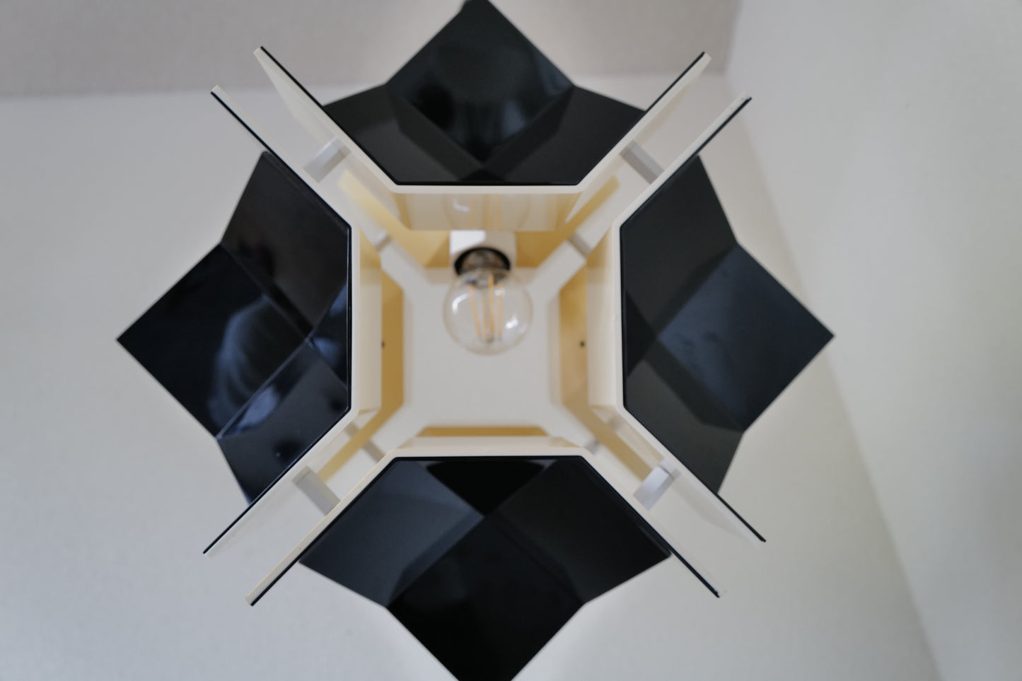1970s Space age pendent lamp by Christophe de Ryck Belgium