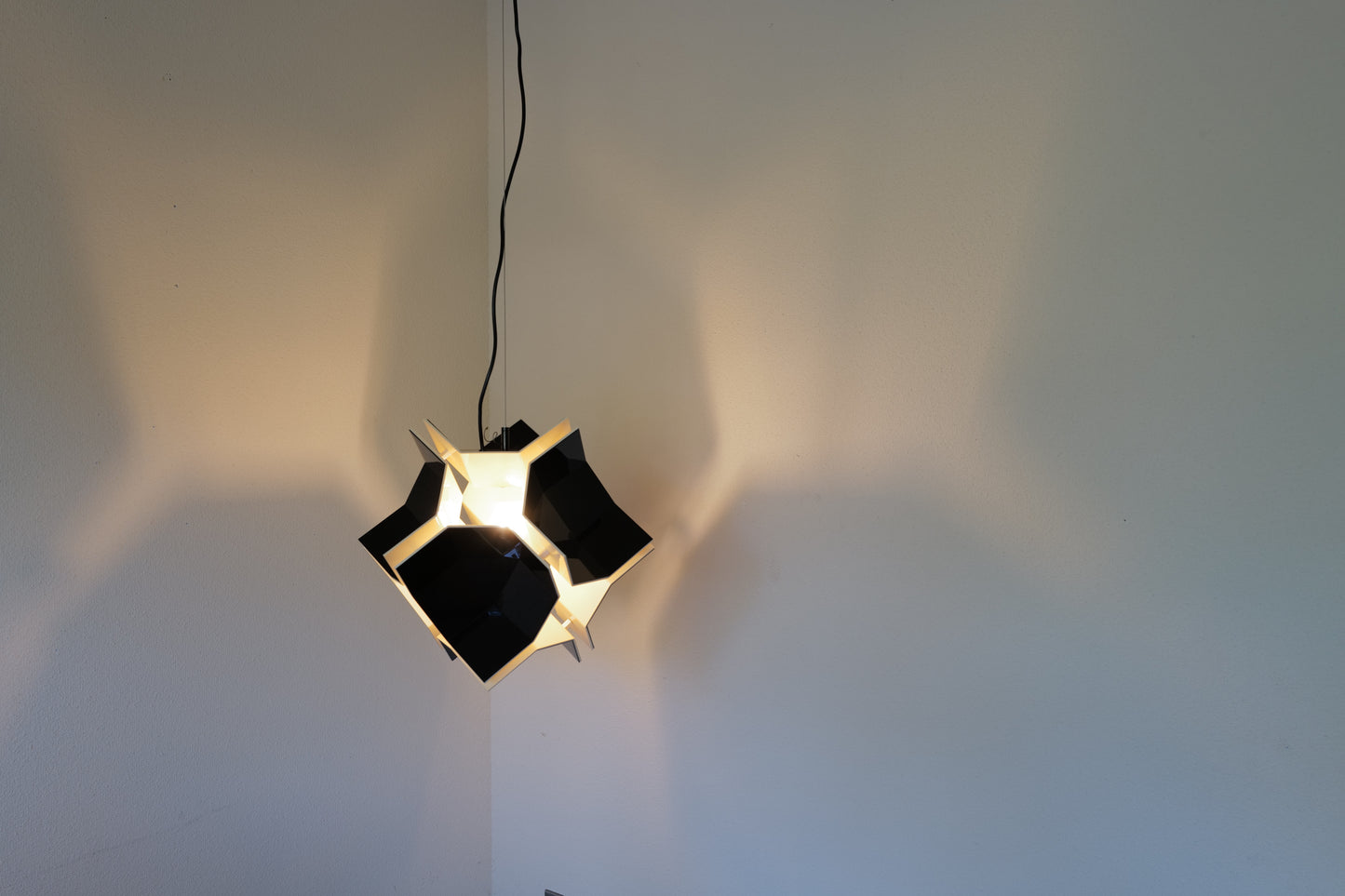 1970s Space age pendent lamp by Christophe de Ryck Belgium