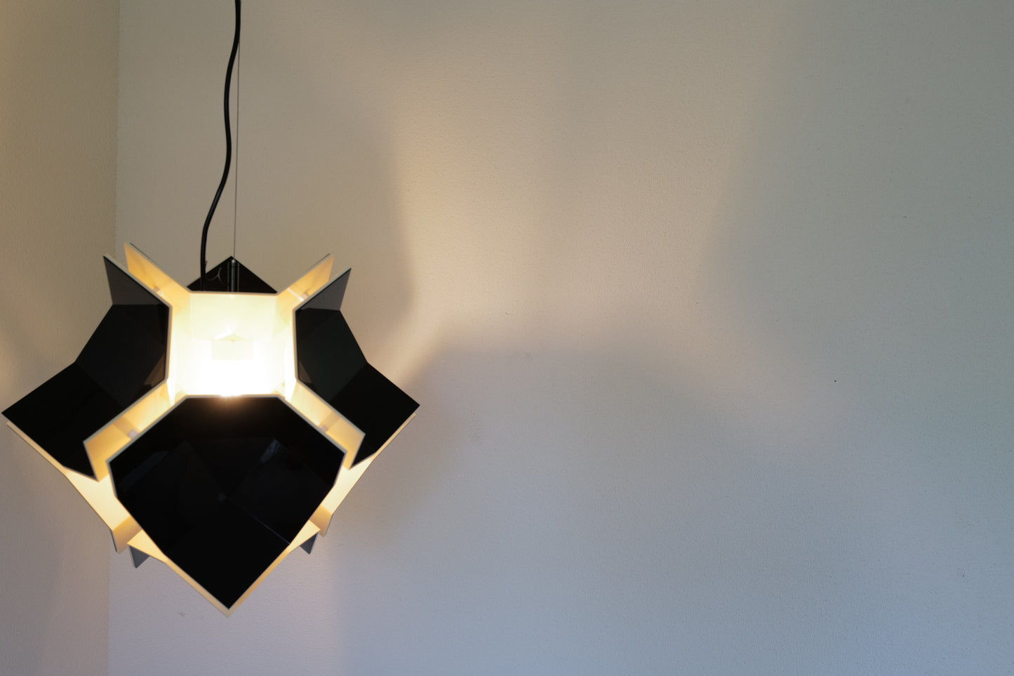 1970s Space age pendent lamp by Christophe de Ryck Belgium