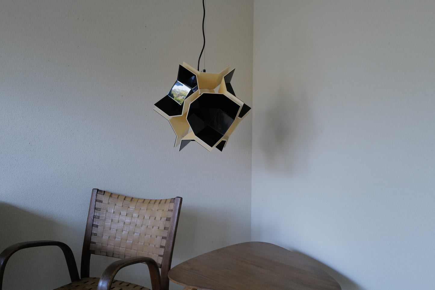 1970s Space age pendent lamp by Christophe de Ryck Belgium