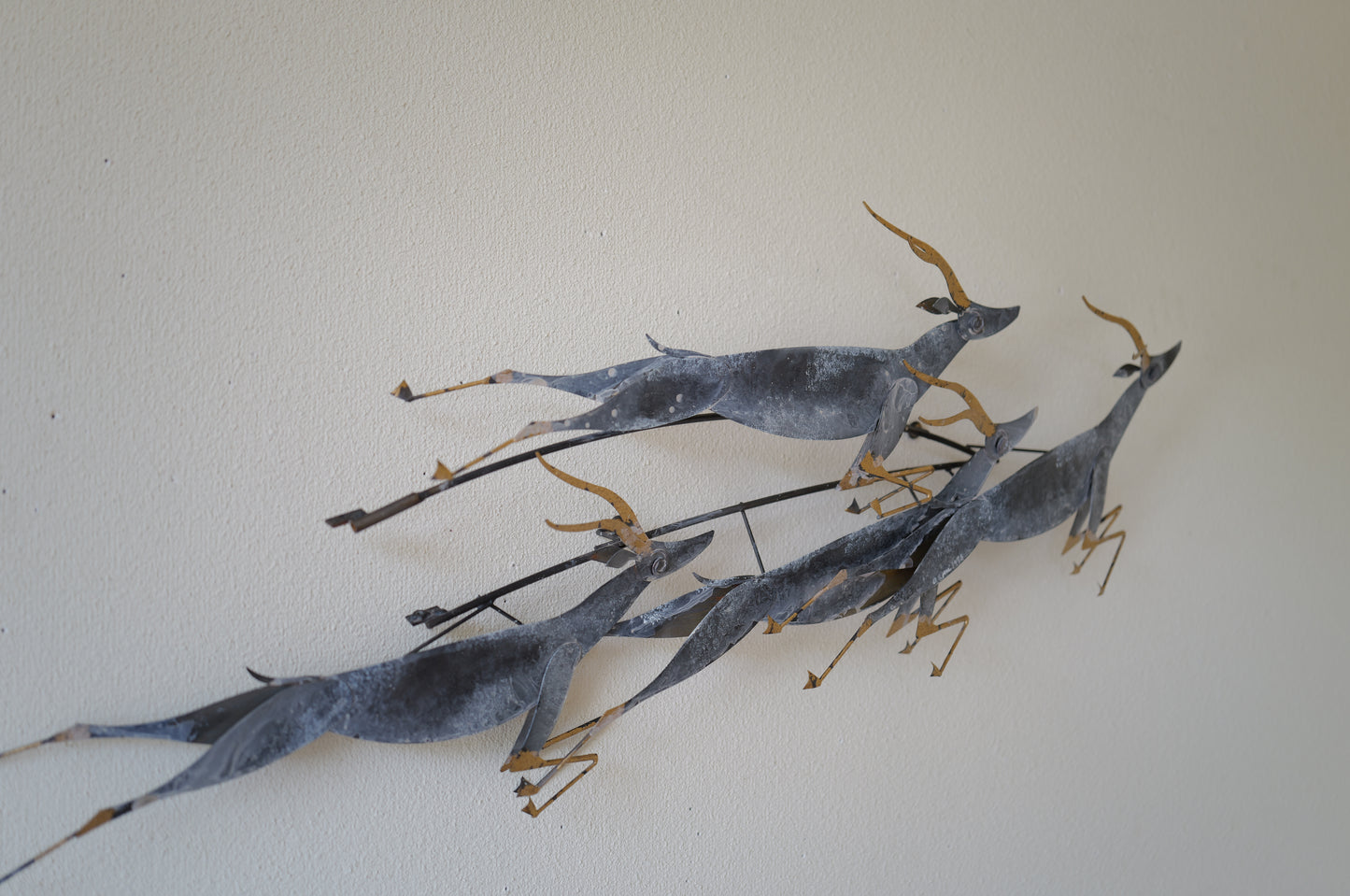 Curtis Jere . <gazelle> wall sculpture. 1995