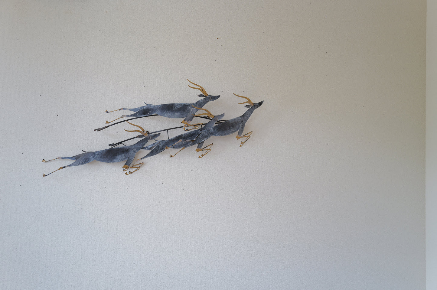 Curtis Jere . <gazelle> wall sculpture. 1995