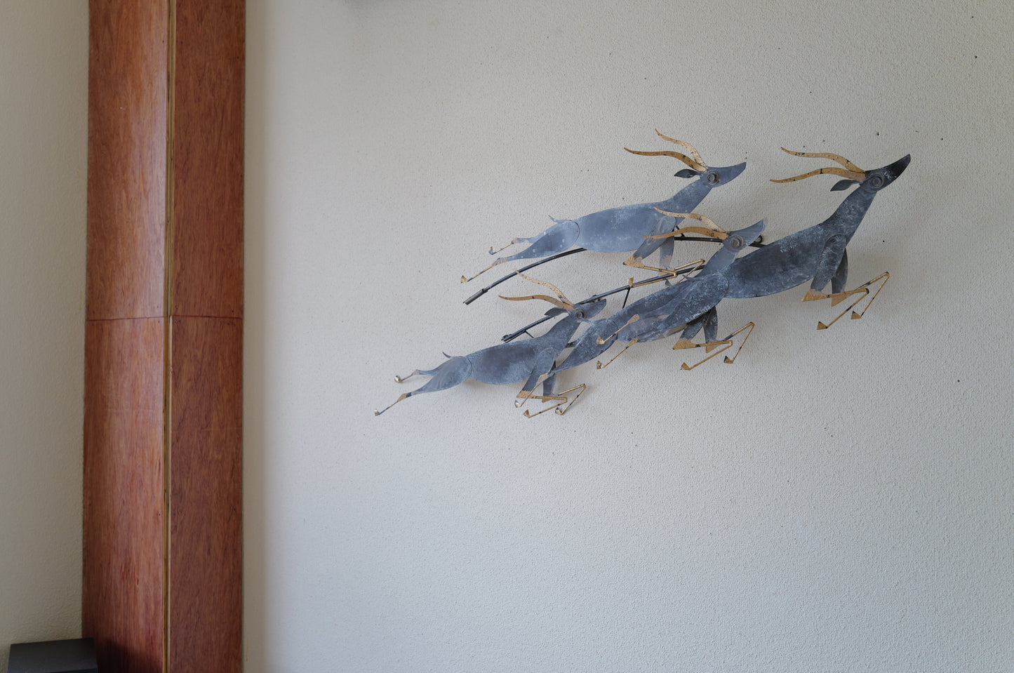 Curtis Jere . <gazelle> wall sculpture. 1995