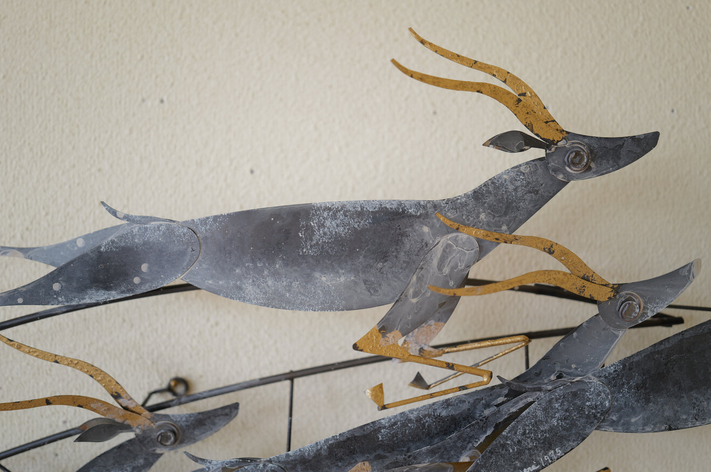 Curtis Jere . <gazelle> wall sculpture. 1995