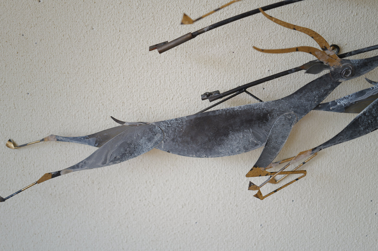 Curtis Jere . <gazelle> wall sculpture. 1995