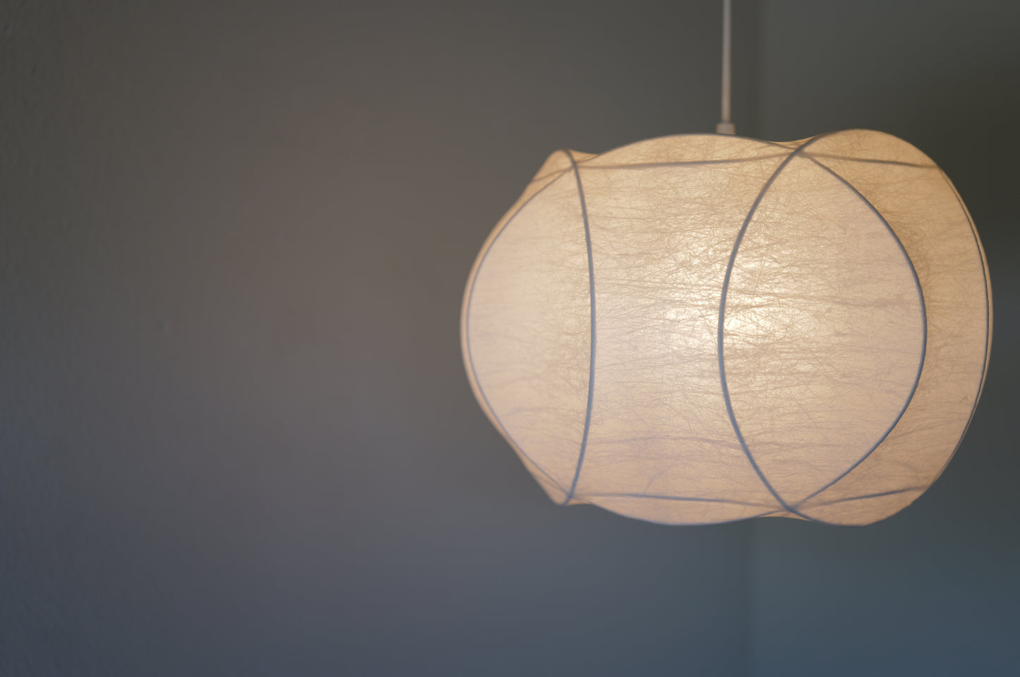 1970s cocoon pendant lamp