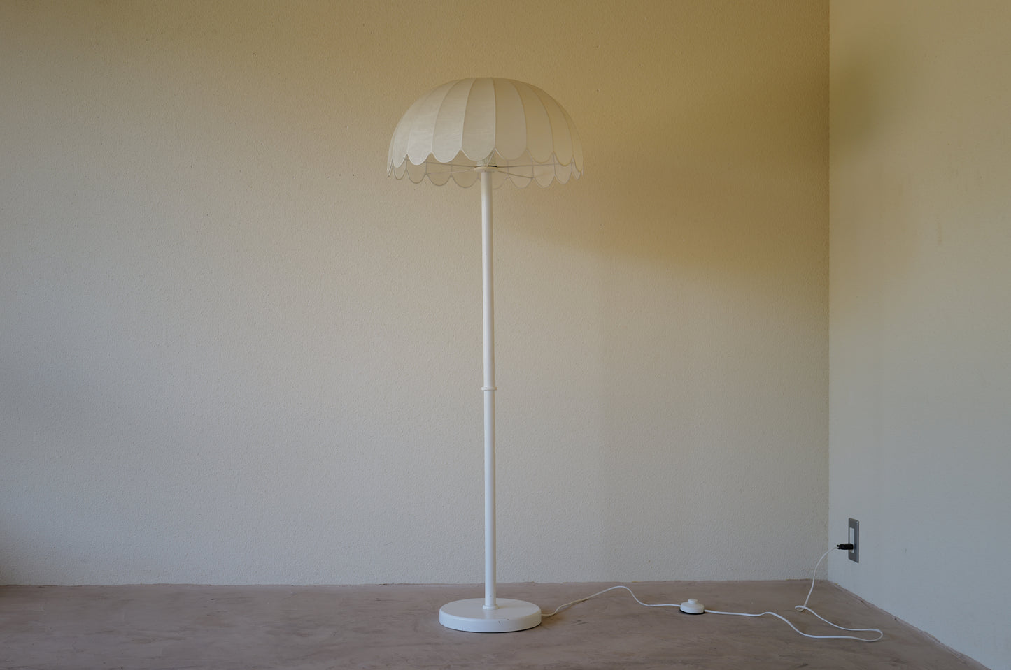 1970s cocoon floor or pendant lamp by Linus Bopp
