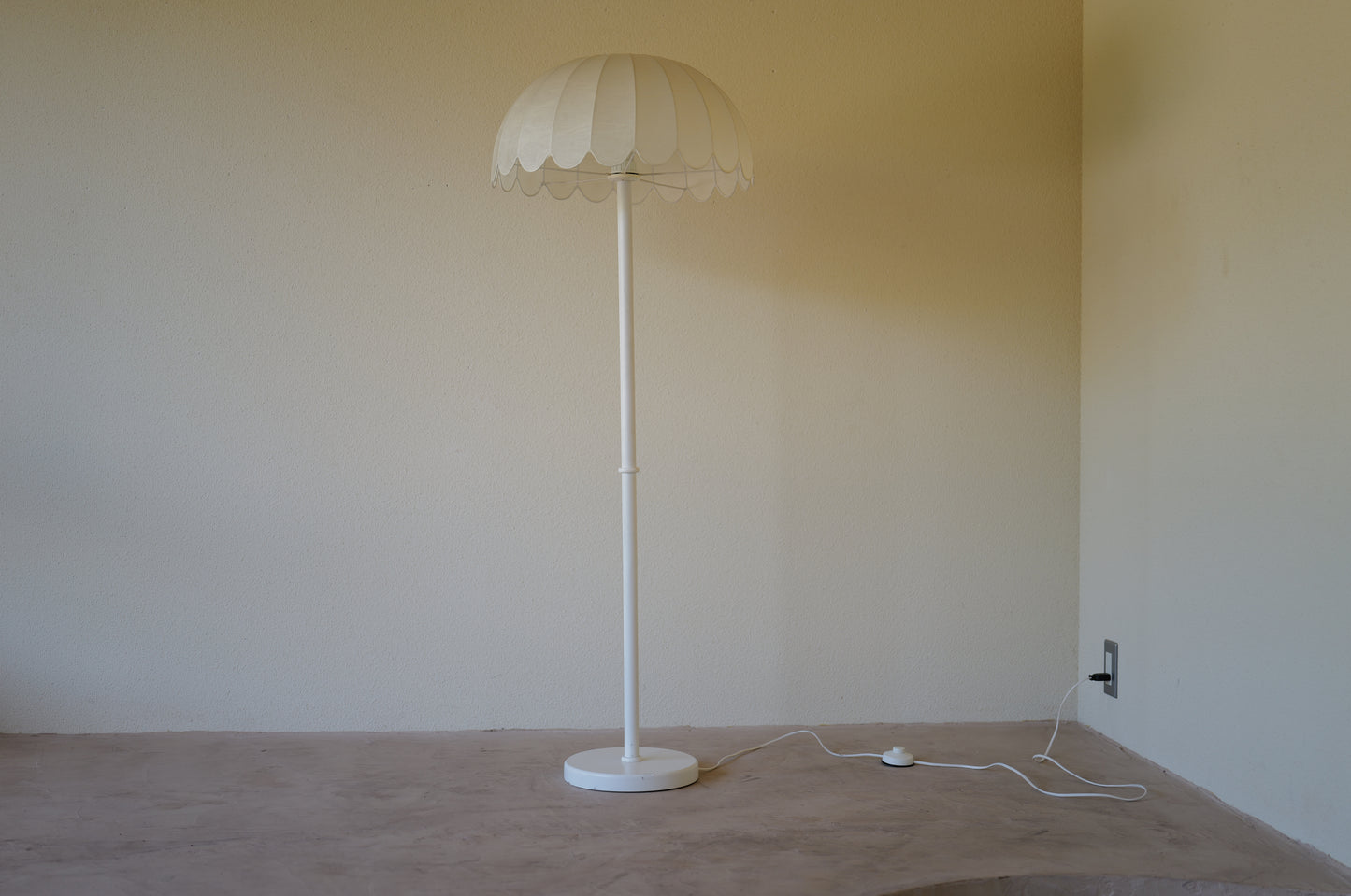1970s cocoon floor or pendant lamp by Linus Bopp