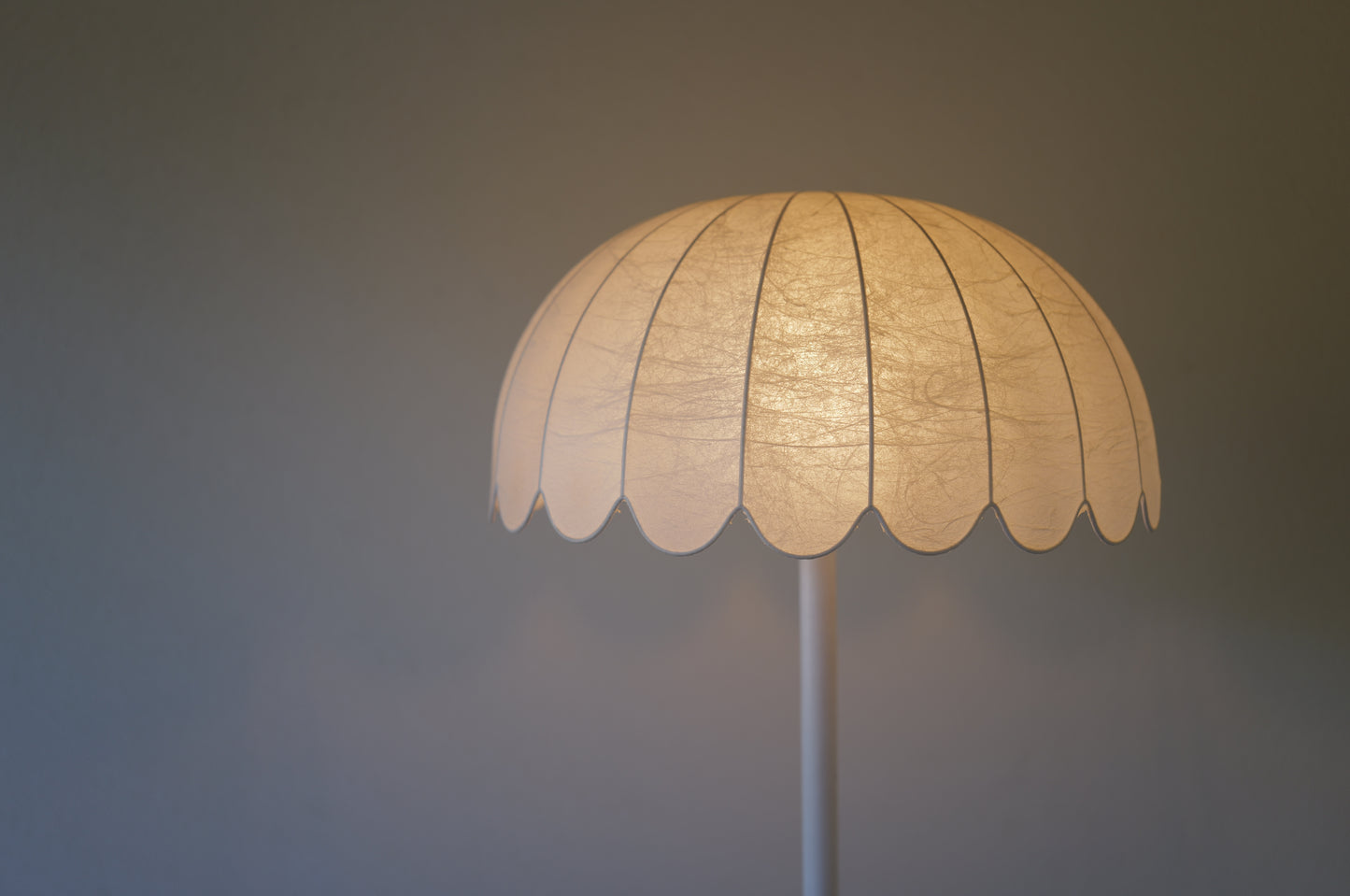 1970s cocoon floor or pendant lamp by Linus Bopp
