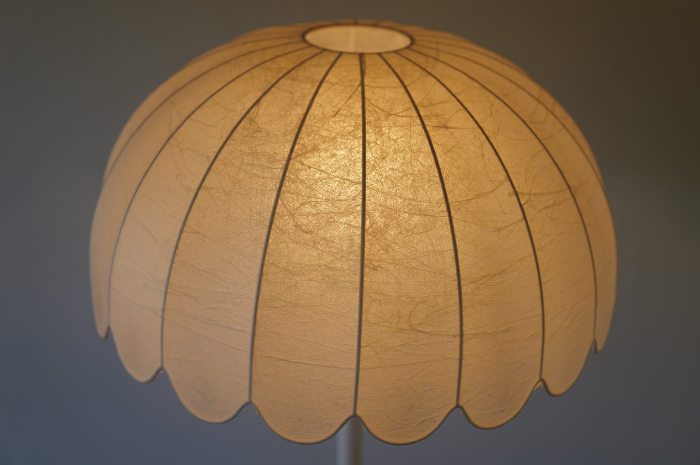 1970s cocoon floor or pendant lamp by Linus Bopp