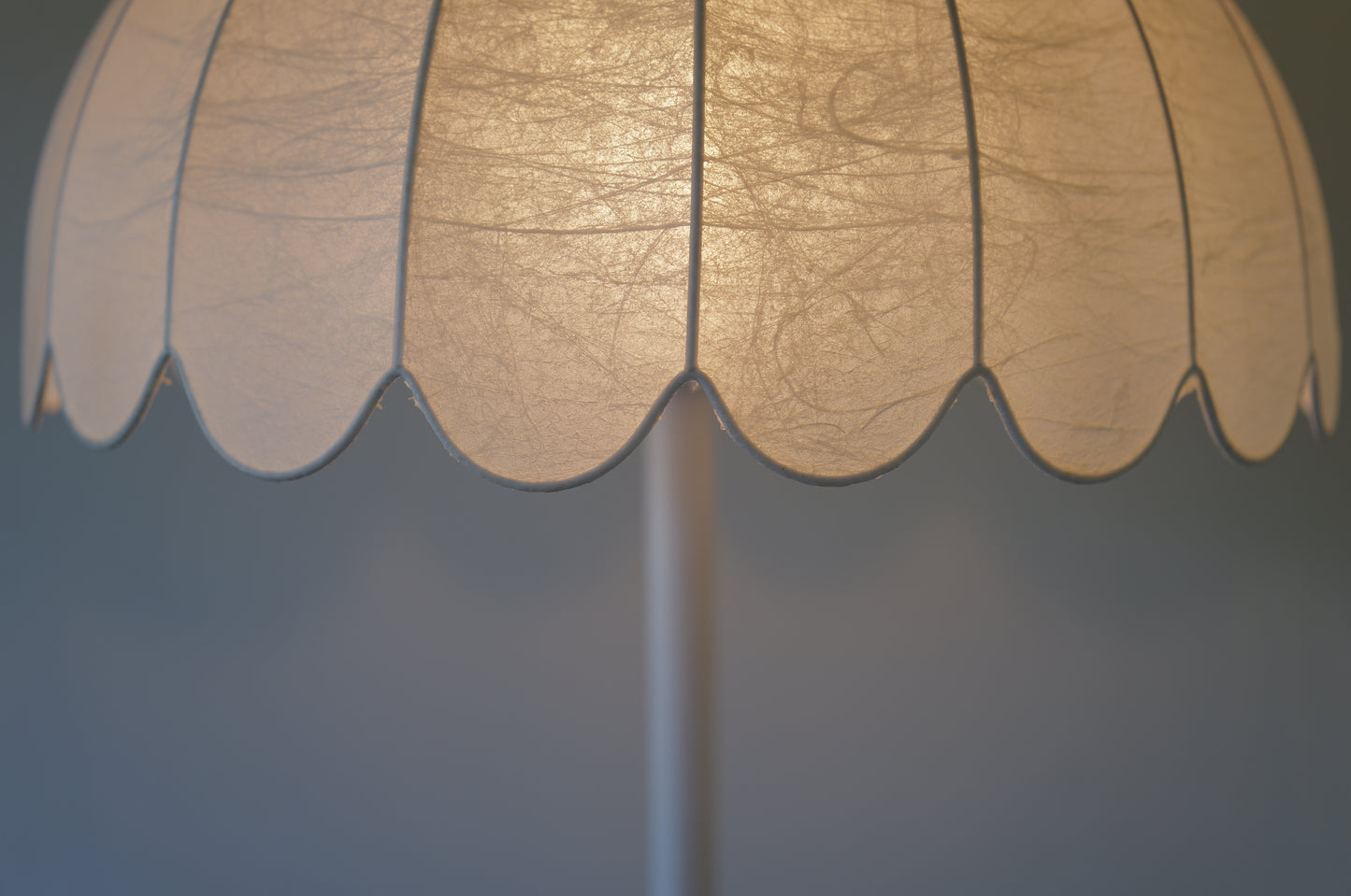 1970s cocoon floor or pendant lamp by Linus Bopp