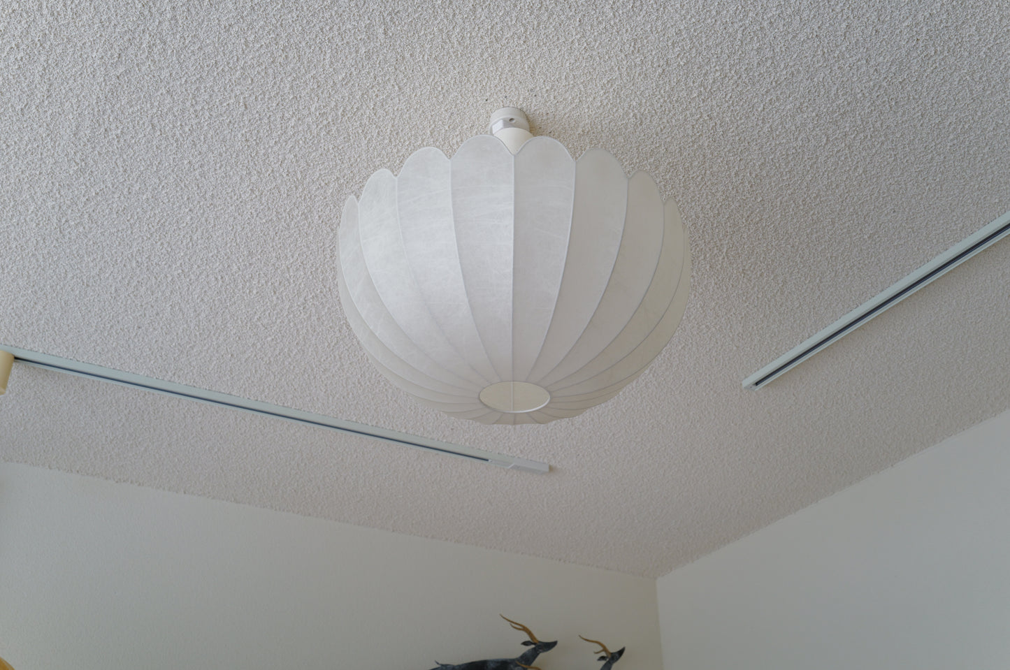 1970s cocoon floor or pendant lamp by Linus Bopp