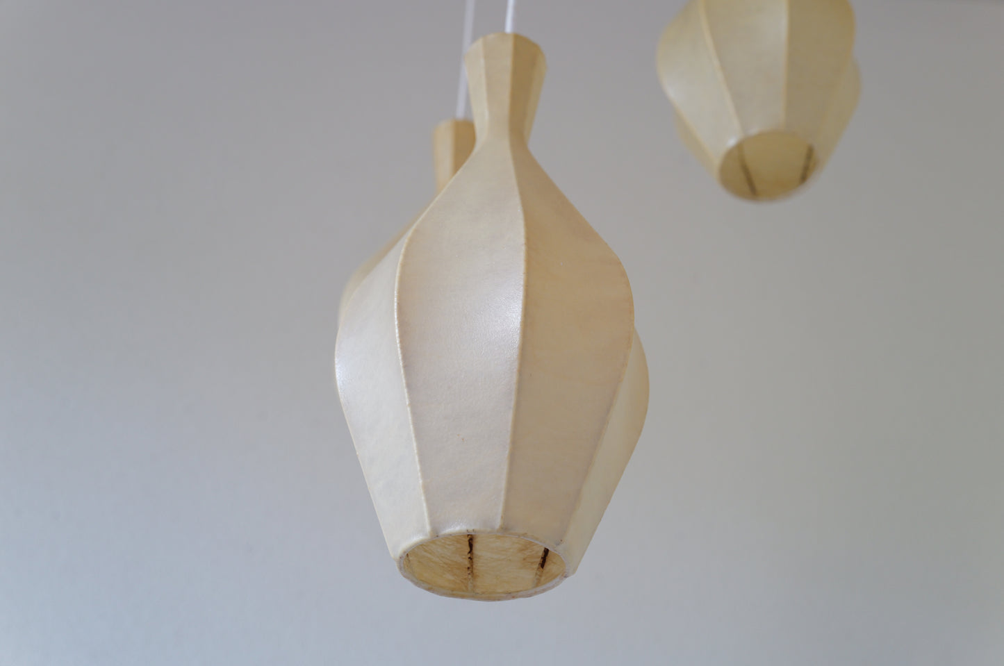 1960s Cocoon cascade ceiling lamp with 3 shades