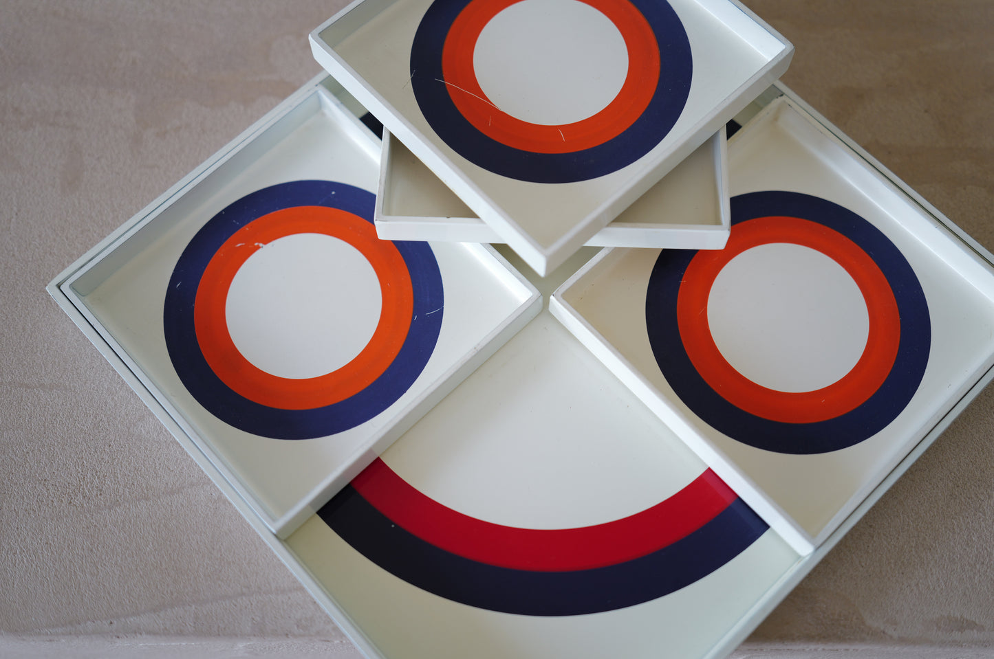 Prisunic nesting tray 1968 France