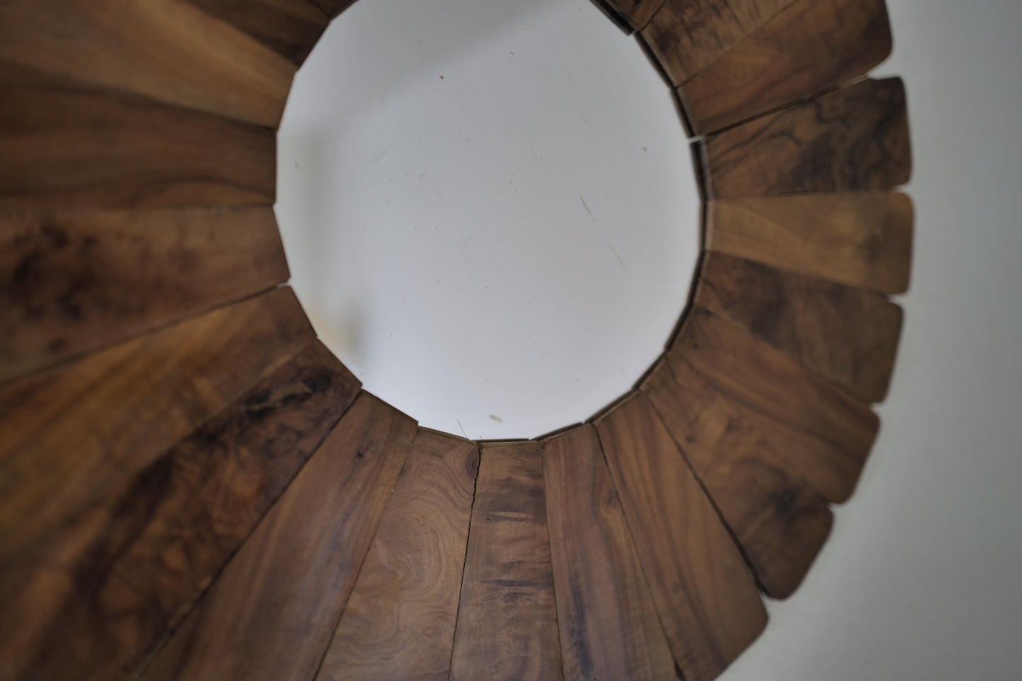 Sun wall mirror ,wooden 1960s France