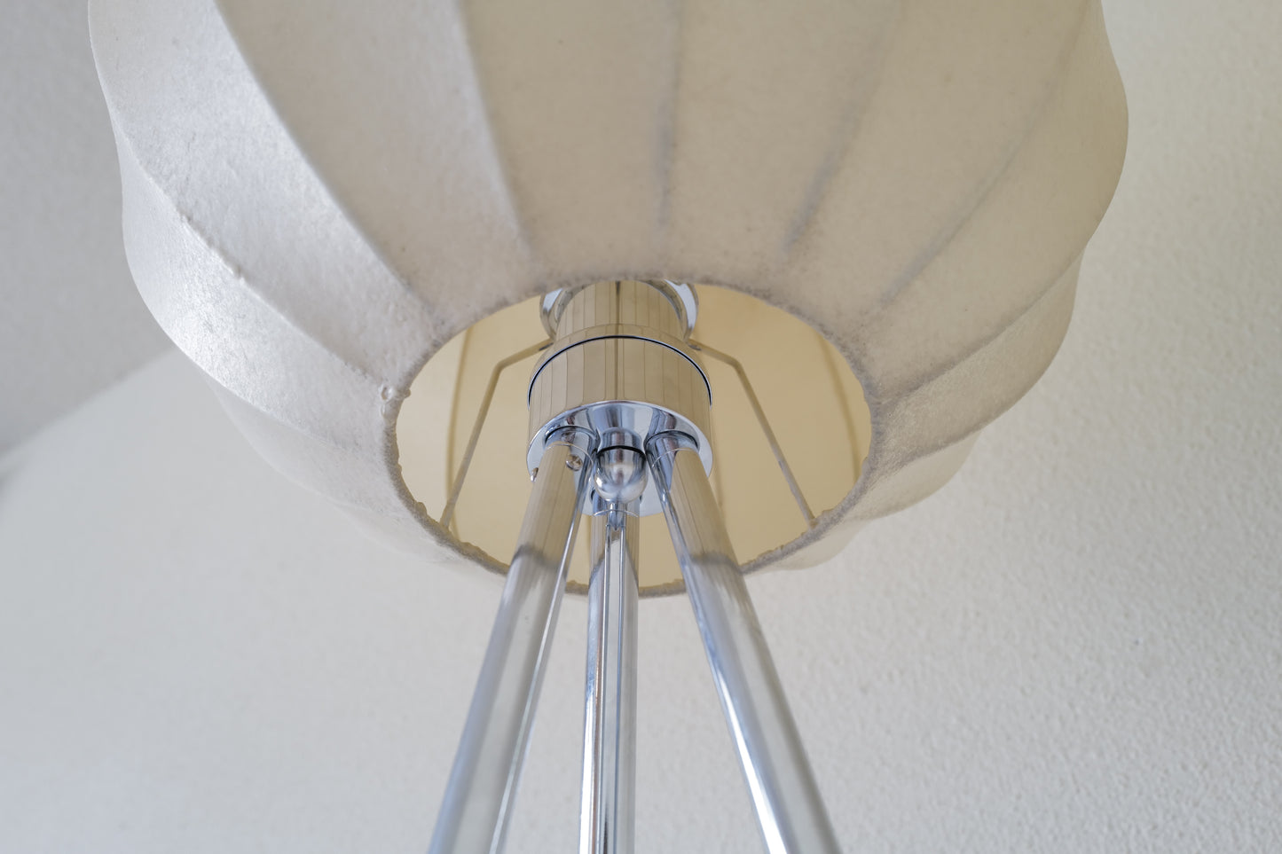 Cocoon floor lamp &  pendant lamp 1960s