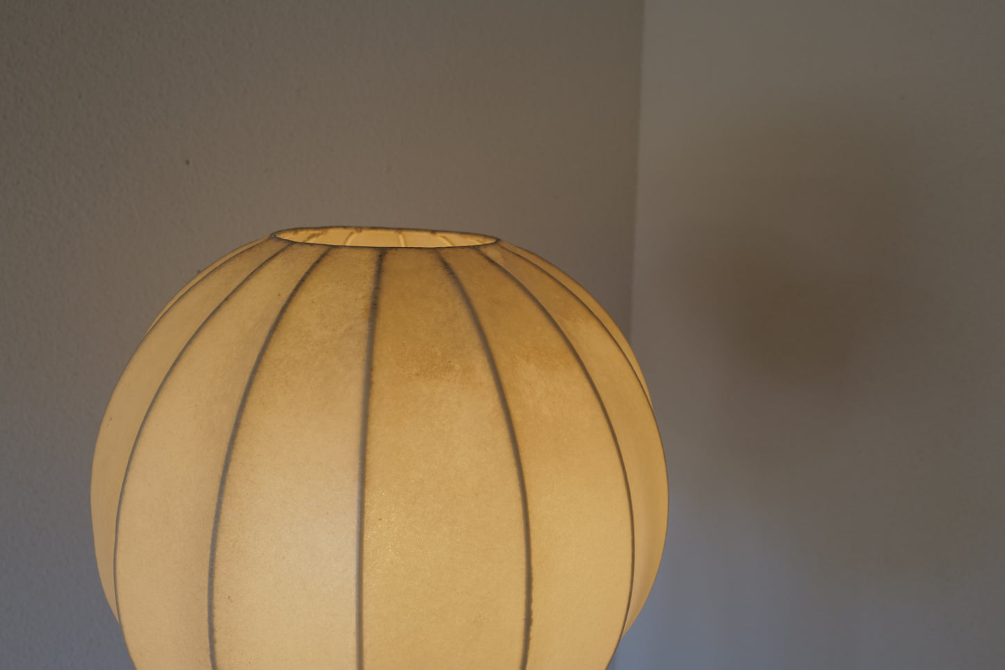 Cocoon floor lamp &  pendant lamp 1960s