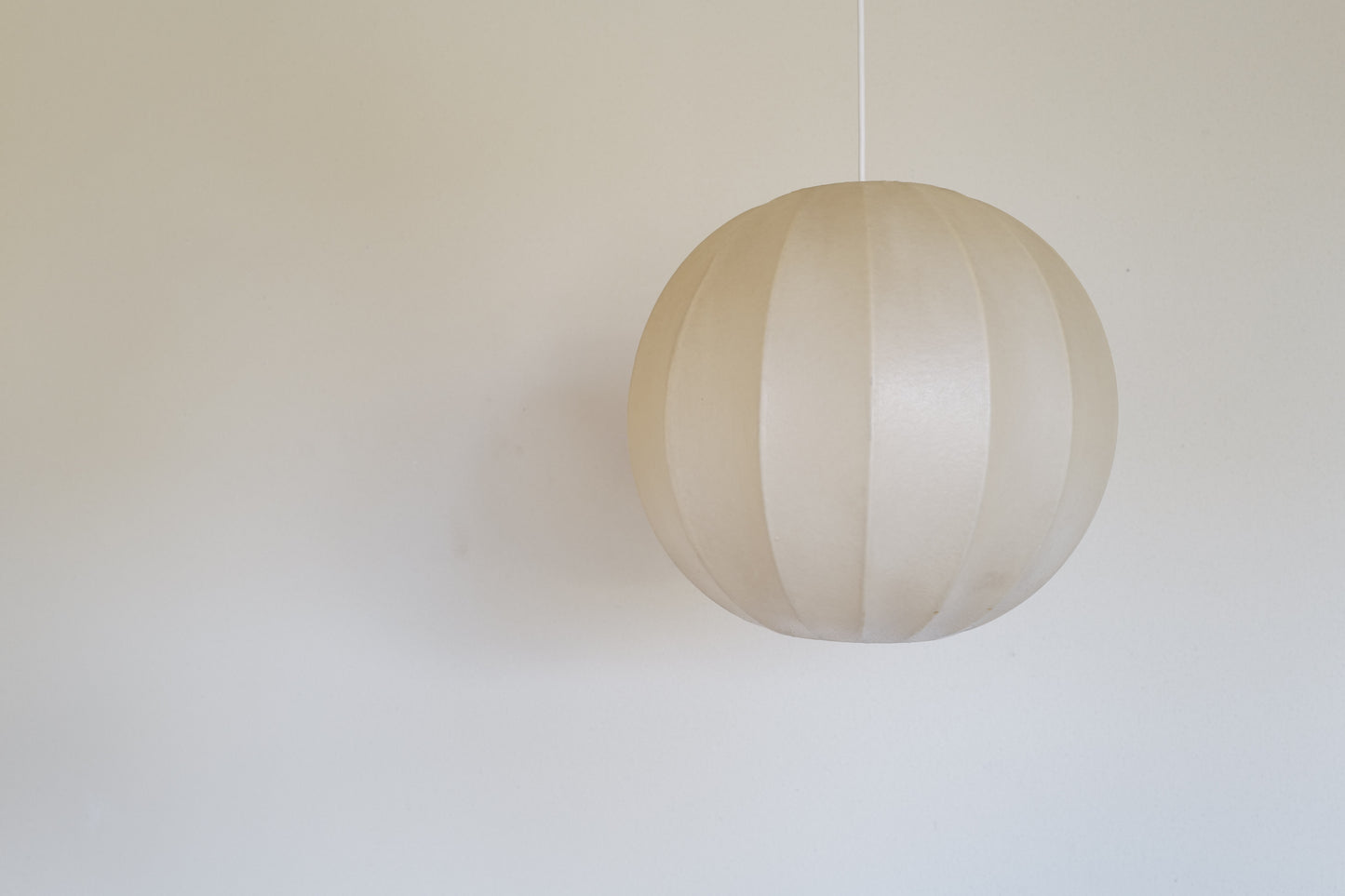 Cocoon floor lamp &  pendant lamp 1960s