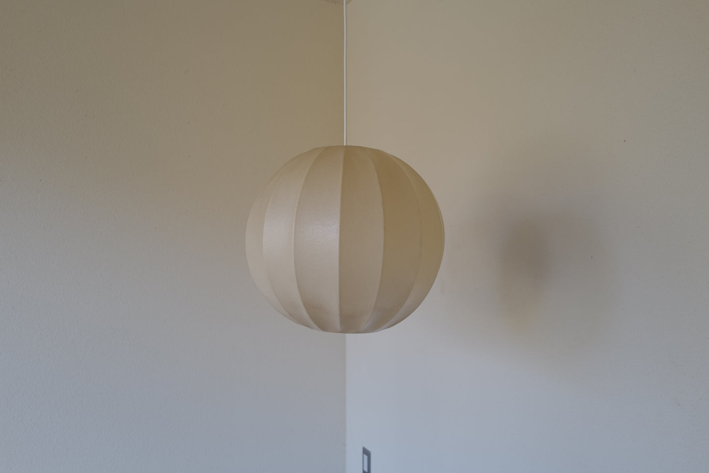 Cocoon floor lamp &  pendant lamp 1960s