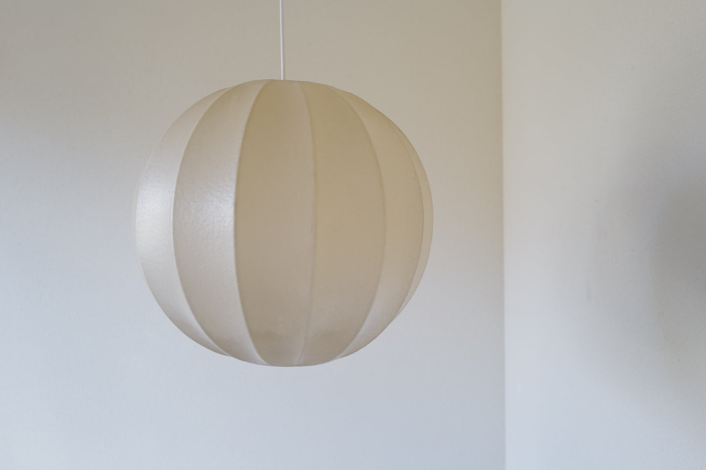 Cocoon floor lamp &  pendant lamp 1960s