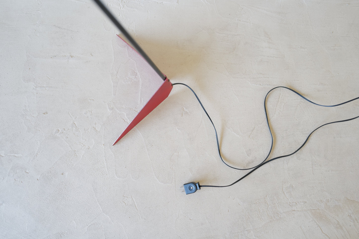 Red floor lamp by Svend Aage Holm-Sørensen Denmark 1950s