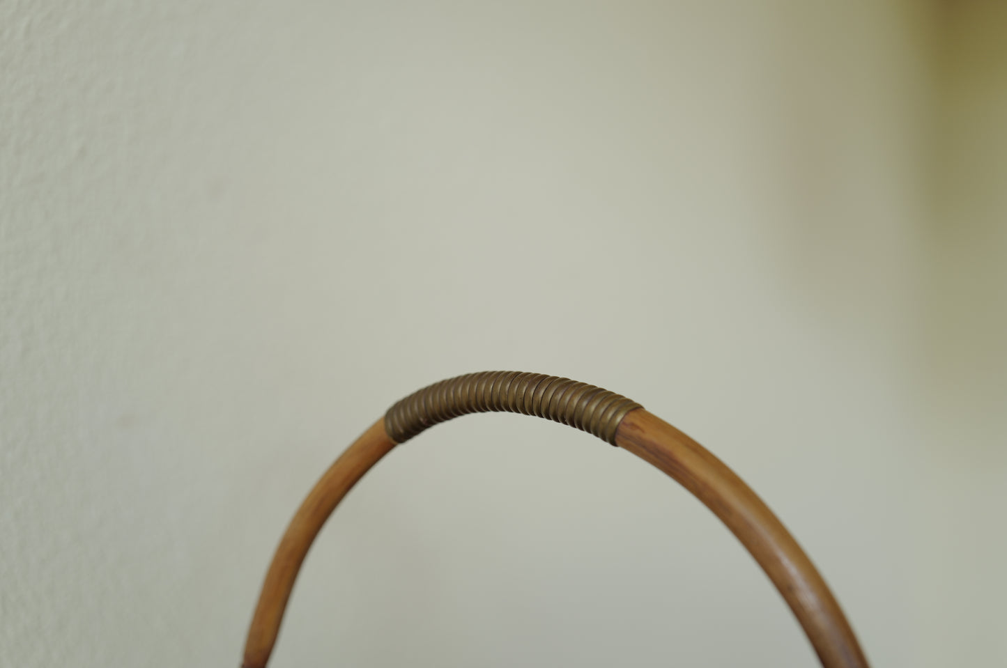 1960s Rattan and Brass Basket Style of Gabriella Crespi, Italy ④