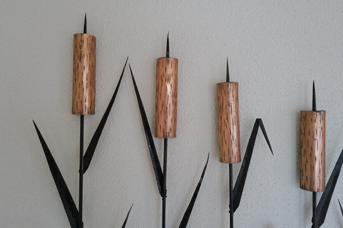 1960s Brass wall scuplture brutalist italy