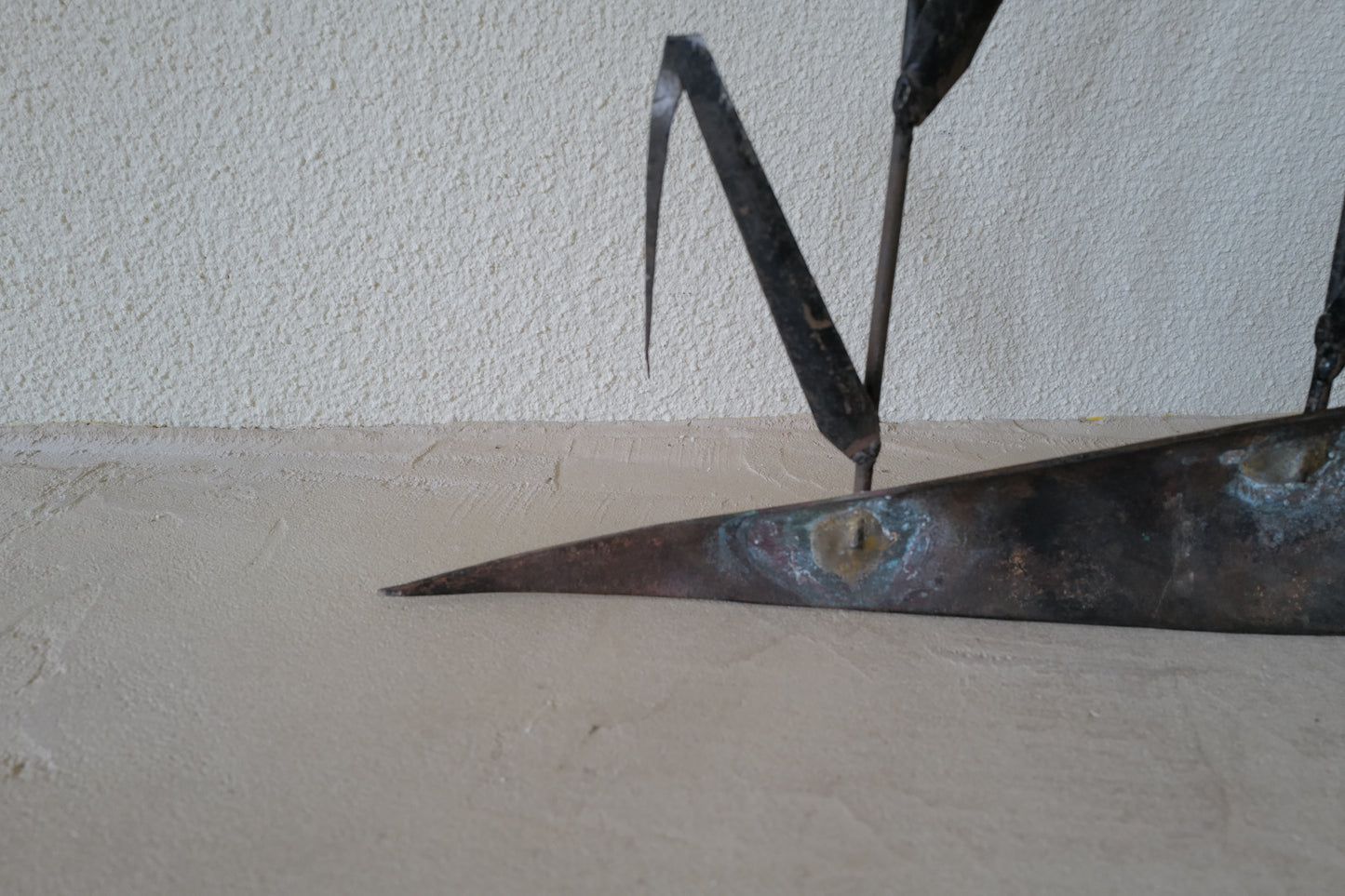 1960s Brass wall scuplture brutalist italy