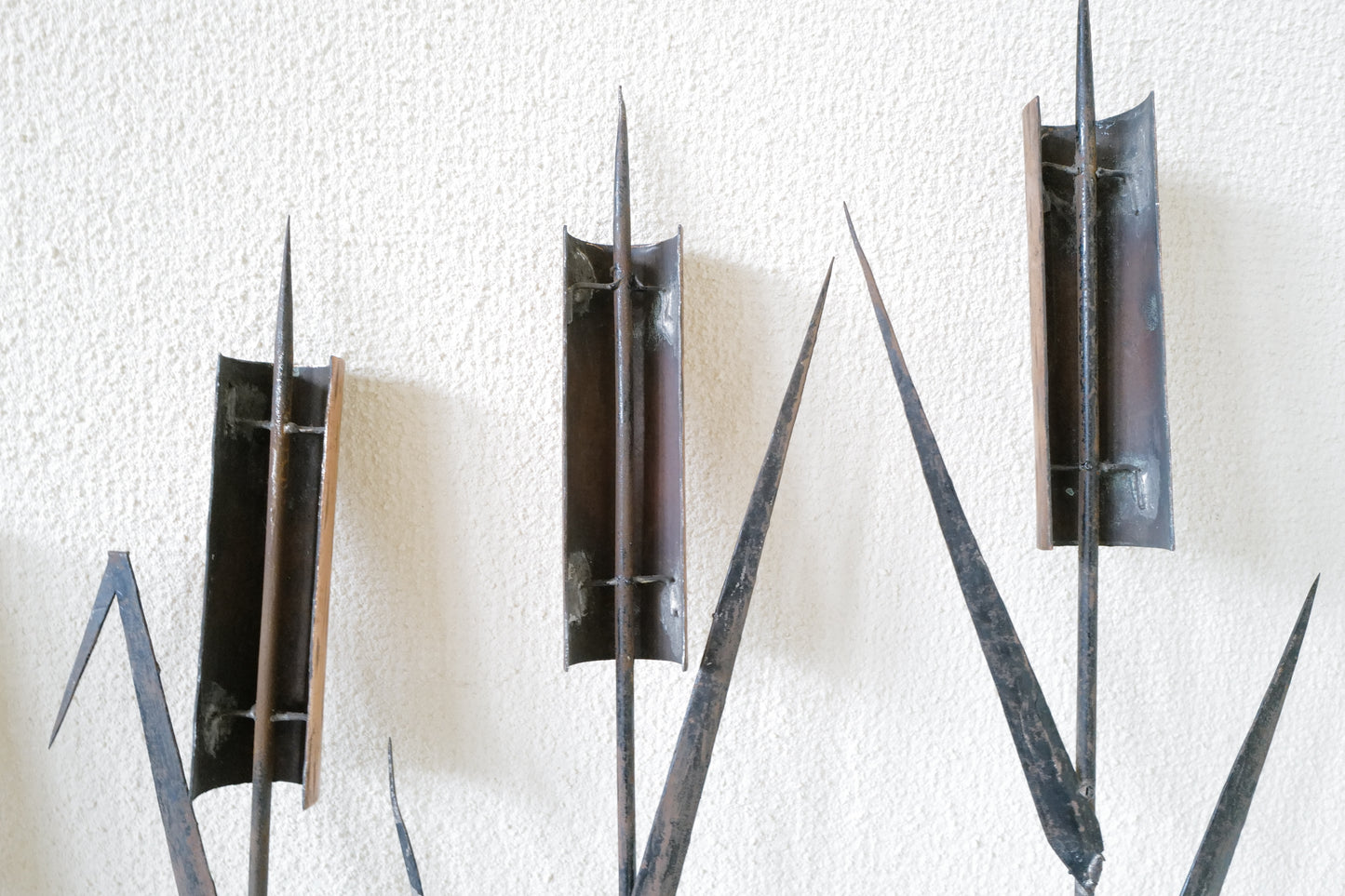 1960s Brass wall scuplture brutalist italy