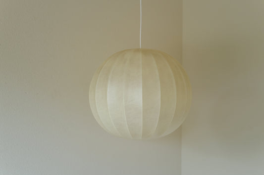 1960s cocoon pendant lamp XL Goldkant