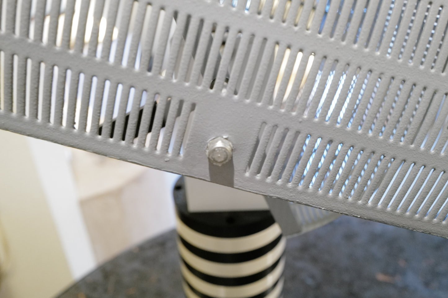 Postmodern vintage table lamp by Mario Botta "shogun " 1980s Italy Artemide