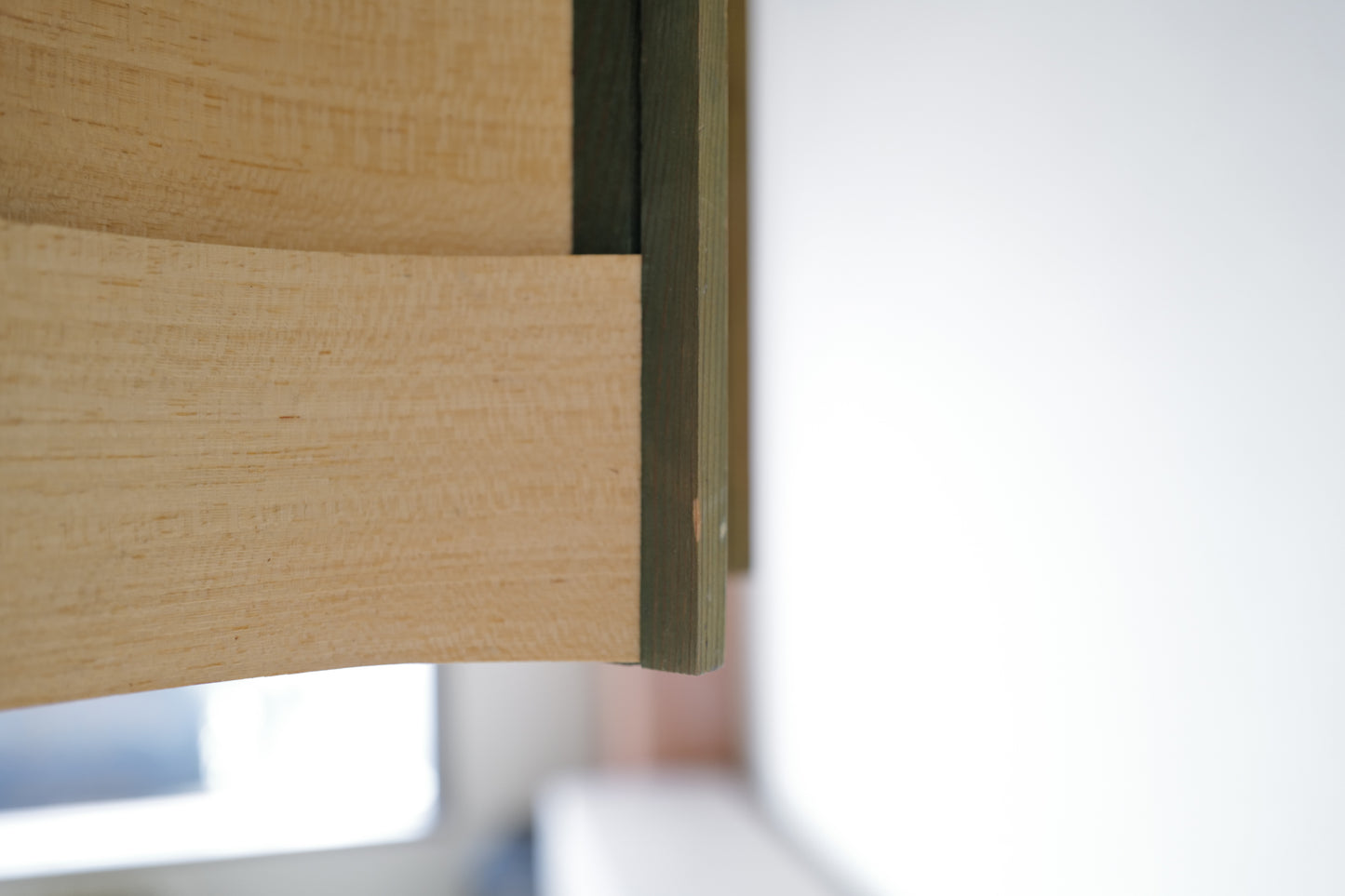 Wood pendant lamp  1970s scandinavia