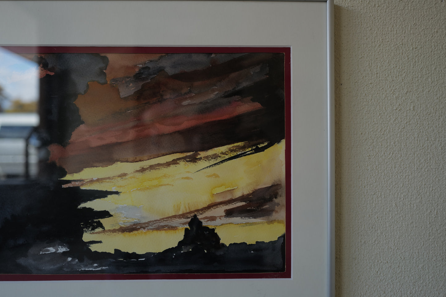 2set abstract painting 1970s