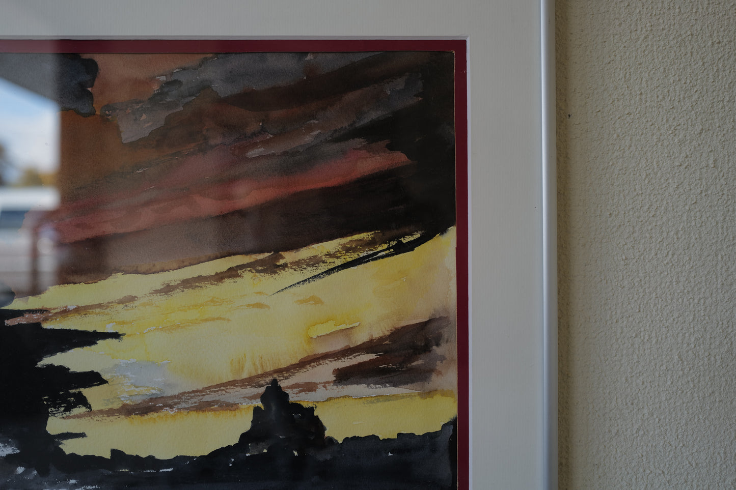 2set abstract painting 1970s