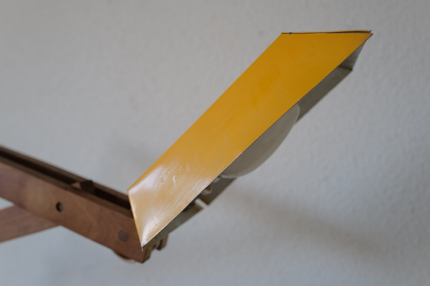 1960s wood desk lamp
