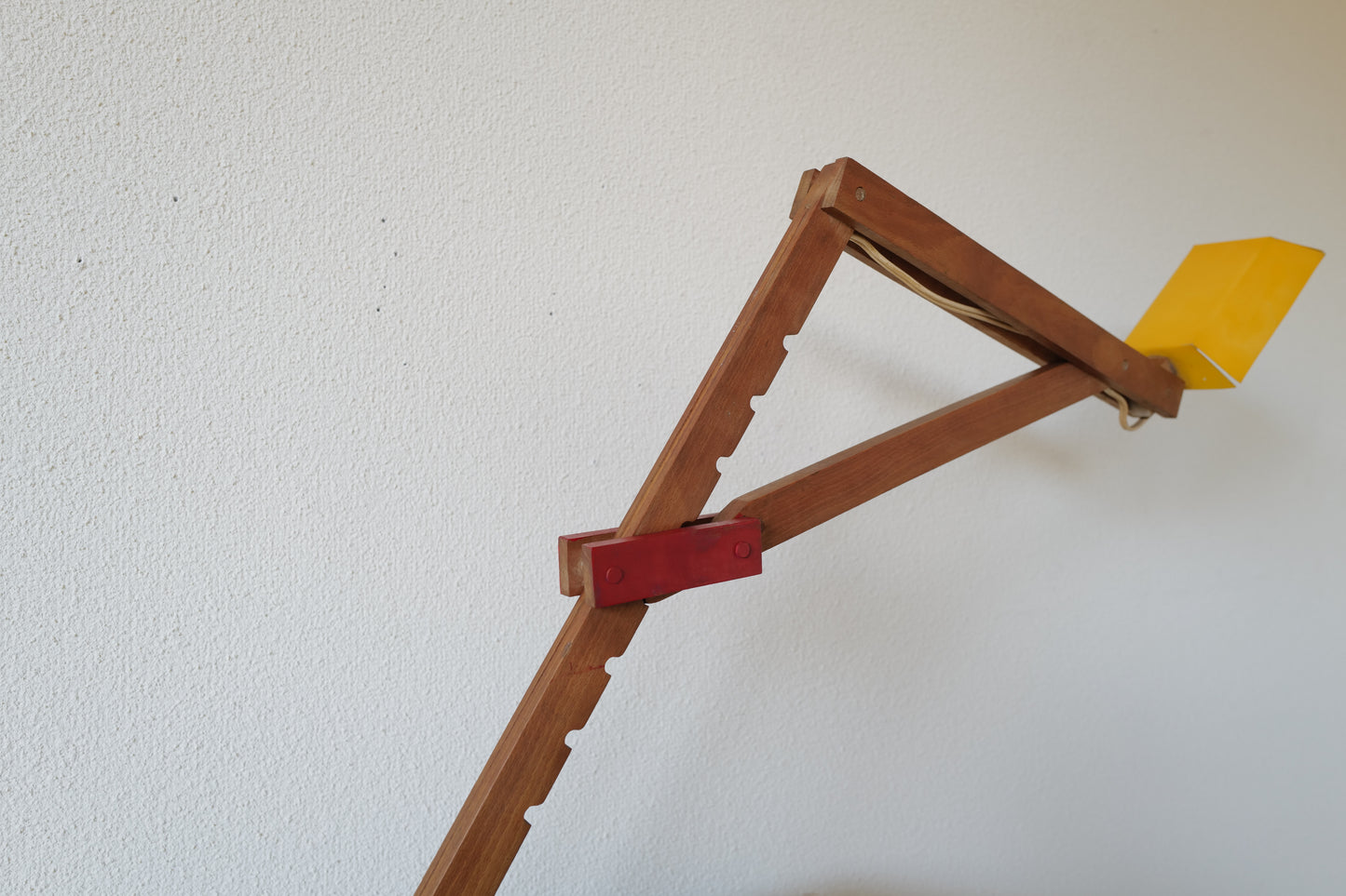 1960s wood desk lamp
