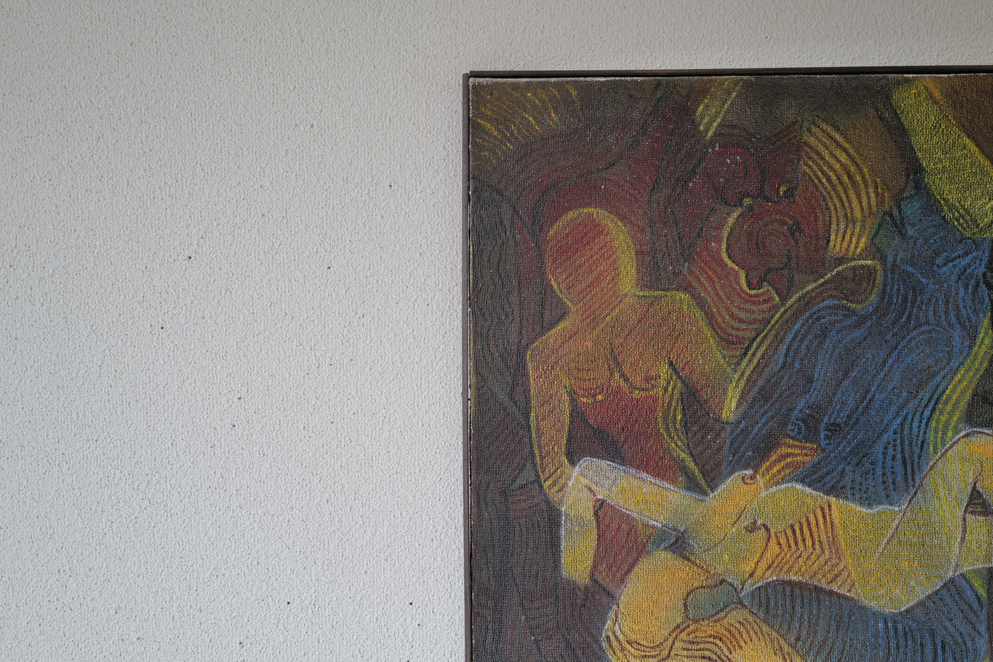 1980s Painting Original Modernist Nudes