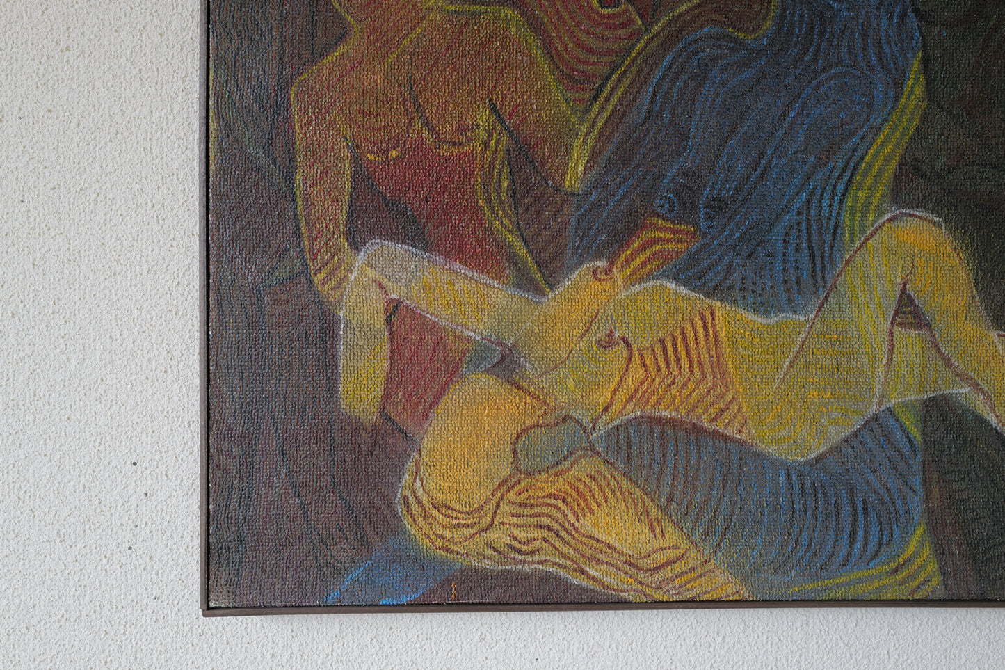 1980s Painting Original Modernist Nudes