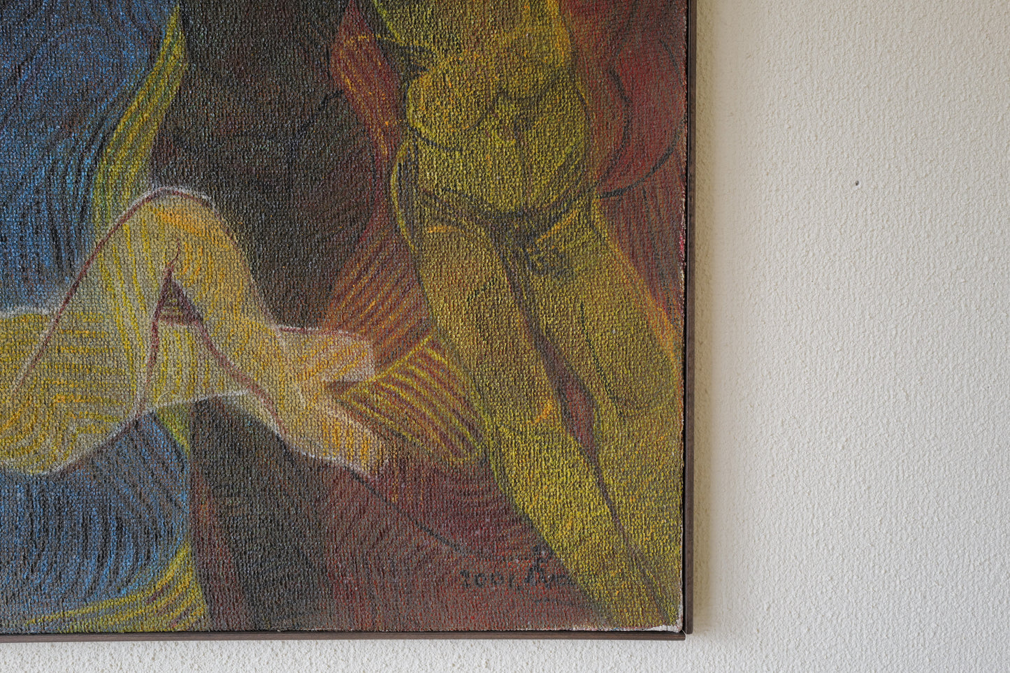 1980s Painting Original Modernist Nudes